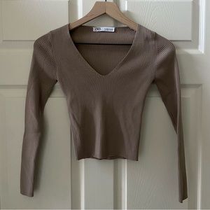 Zara Ribbed Long Sleeve